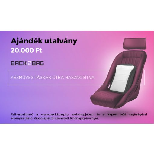 20.000 Ft értékű ajándékutalvány