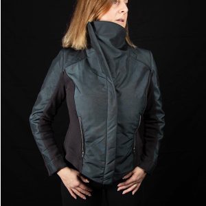   Újrahasznosított légzsákból készített női kabát - RENDELÉSRE