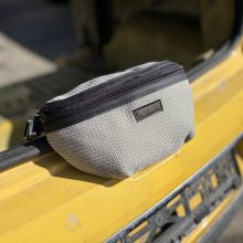 GloveBox szürke mintás övtáska, keresztpántos táska