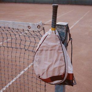 FederAir rose, red, black tennis backpack