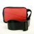 ScootAir black, red leather crossbody
