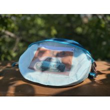 Ms. Glam ezüst-kék övtáska