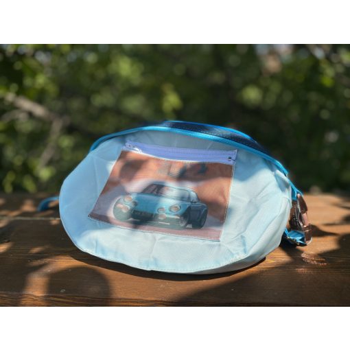 Ms. Glam ezüst-kék övtáska