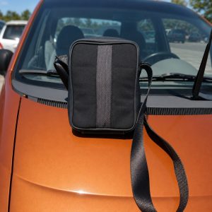Battery Box MB fekete csíkos crossbody férfi táska