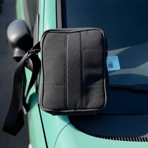 Battery Box MB fekete csíkos crossbody férfi táska