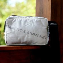 ScootAir light blue crossbody from airbag