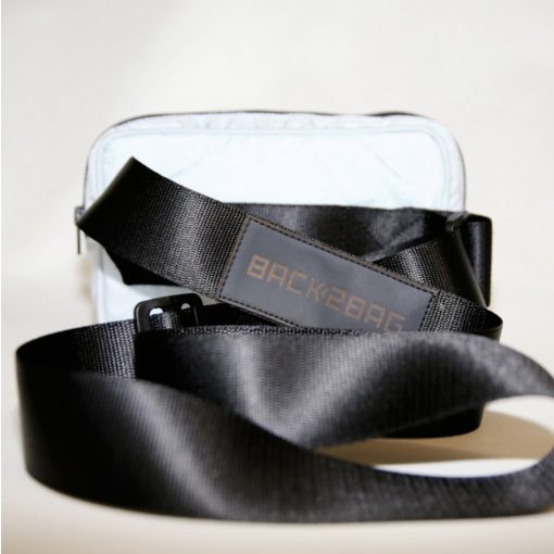 ScootAir light blue crossbody from airbag