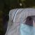 Ms. Casual blue, silver airbag handbag